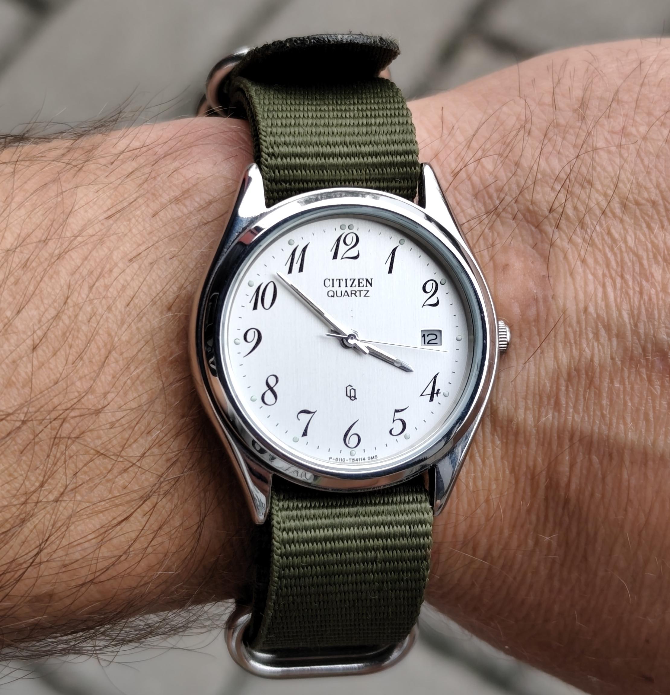 VITRE ORIGINALE CITIZEN Quartz 54-80023 Vintage N.O.S