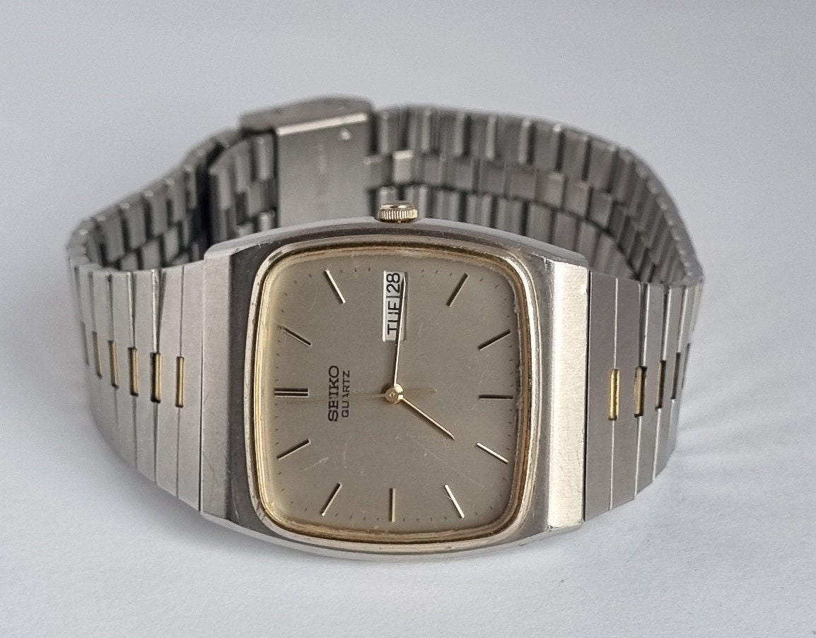 Vintage 1980 SEIKO 6533-5040 Gold Plated Men's Quartz - Etsy