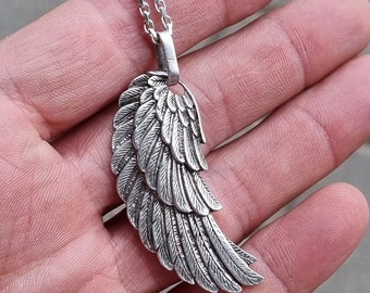 Duitse ENGELSRUFER Angel Whisperer zilveren 925 vleugel hanger ketting