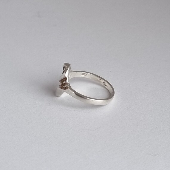 Hermann Siersbol, Vintage Silver Ring, Modernist, Denmark 1960s ...