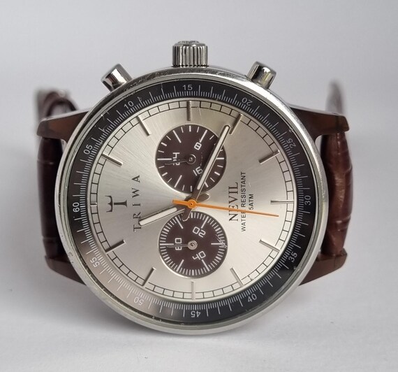 Swedish 2014 TRIWA Nevil Men s Quartz Chronograph Watch Etsy