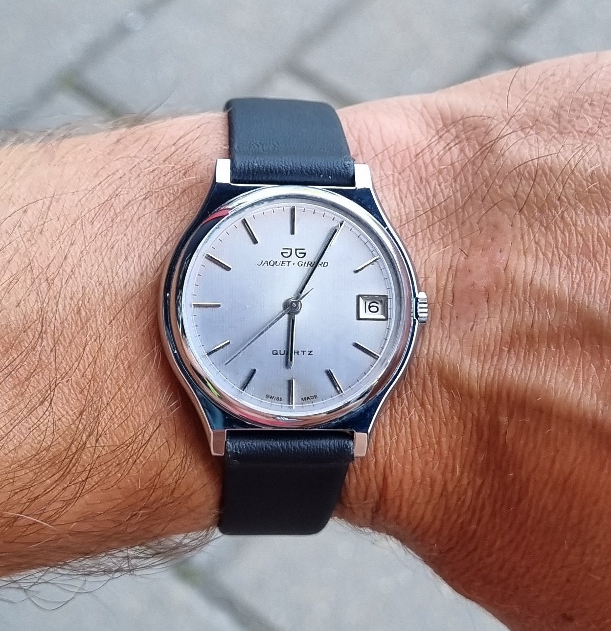 JAQUET GIRARD GENEVE Swiss Mechanical Watch VINTAGE RARE 17J