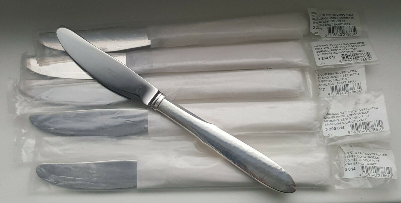 新品 デンマーク製 1960 年代 ジョージ ジェンセン シルバーメッキ 6