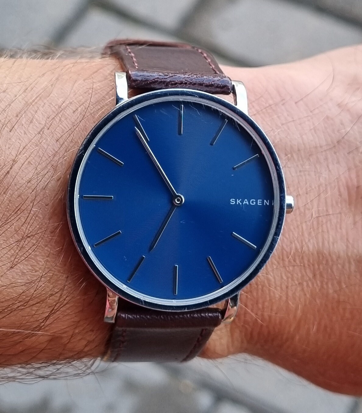 Danish 2017 SKAGEN Hagen SKW6446 Blue Dial Men s Quartz Classic Watch Etsy Australia