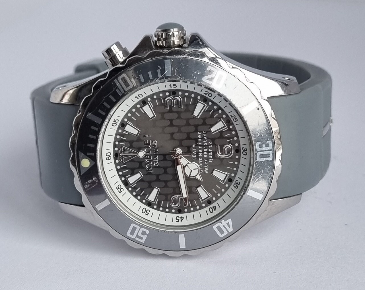 Nederlandse KYBOE Giant Mariner Original Giant 40 2013 grijs dames quartzhorloge Etsy Nederland