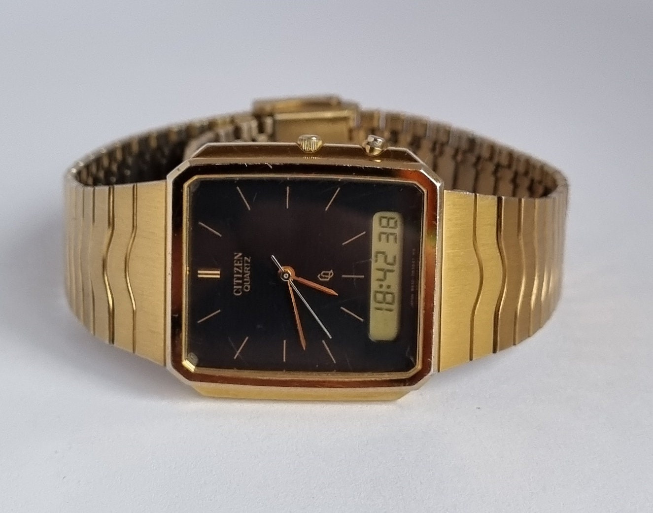 Rarer Vintage CITIZEN 8930-085141 Analog & Digital Men's Quartz
