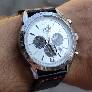 Vintage 2000 German PGS *Panda* Men's Chronograph Quartz Watch