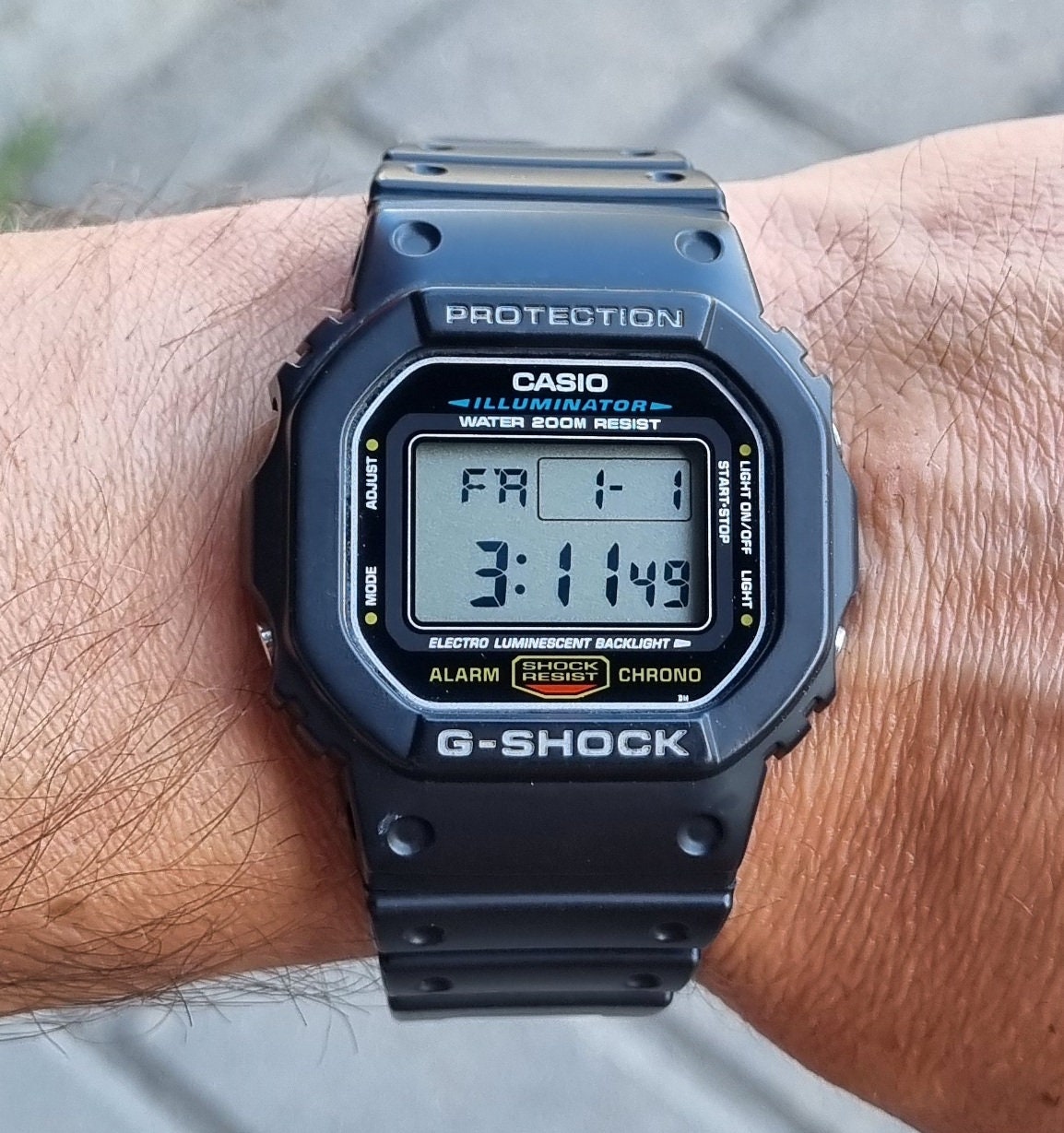 Genuine 2012 Casio G Shock DW 5600EG 9 3229 Men s Digital Watch