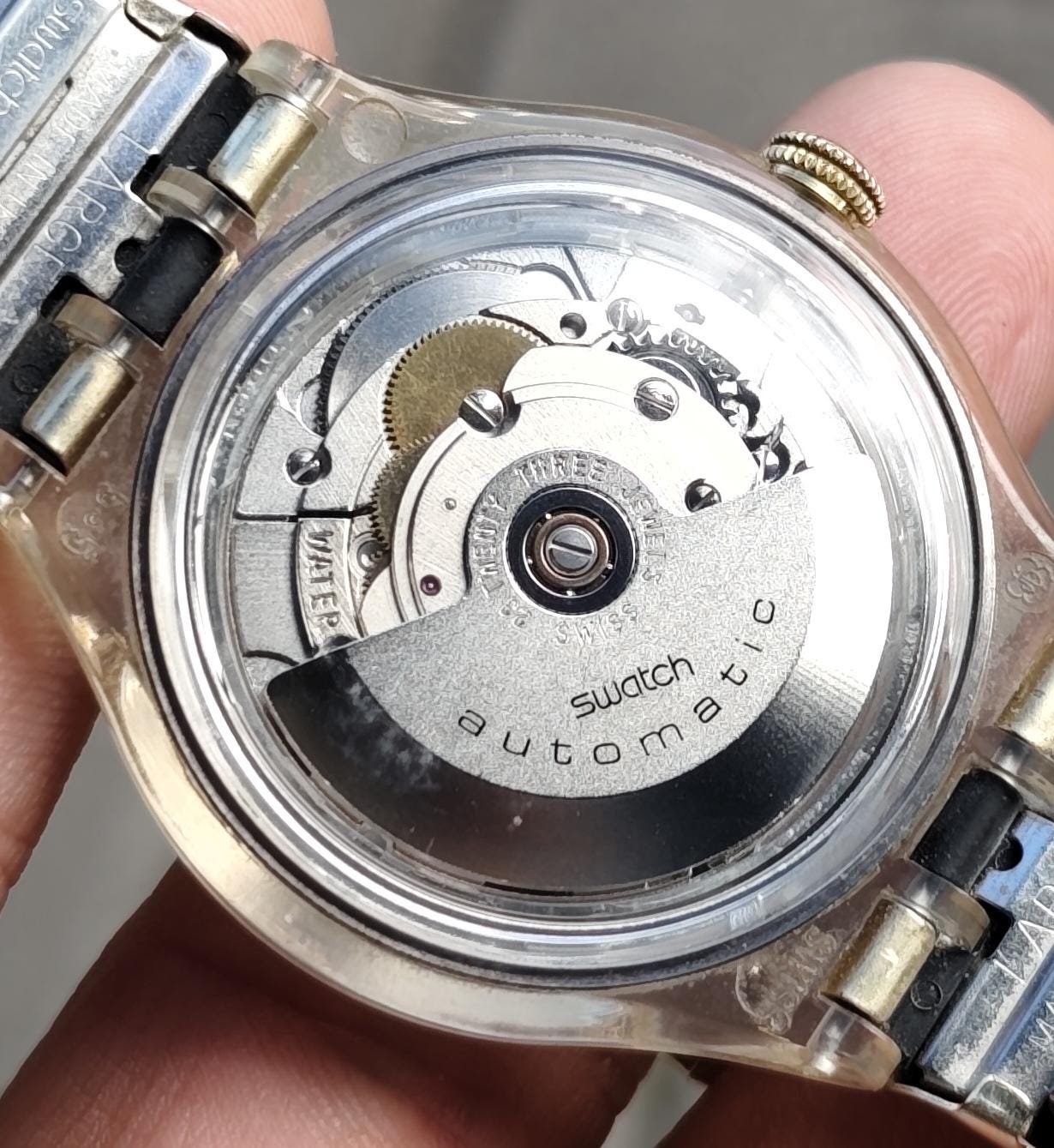 Vintage 1994 Swiss SWATCH Magic Tool SAK120 Automatic Men's Watch