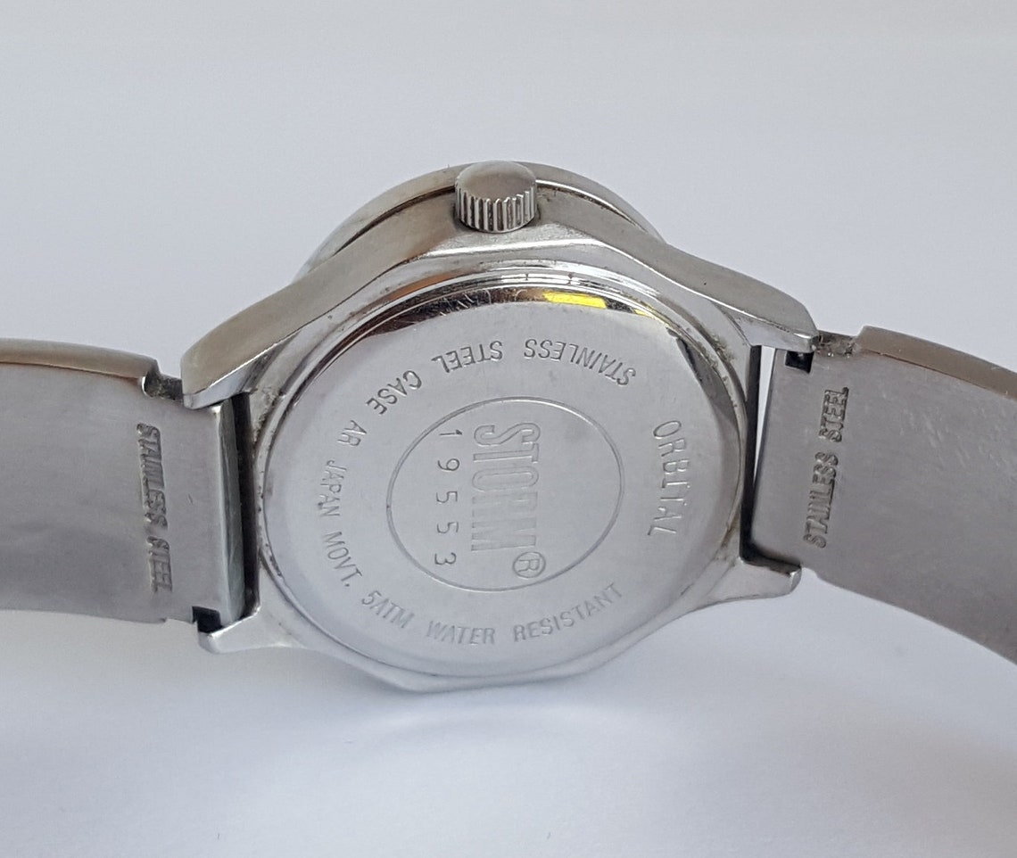 Rarer 1990's Storm ORBITAL Ladies Quartz Watch w Black Etsy