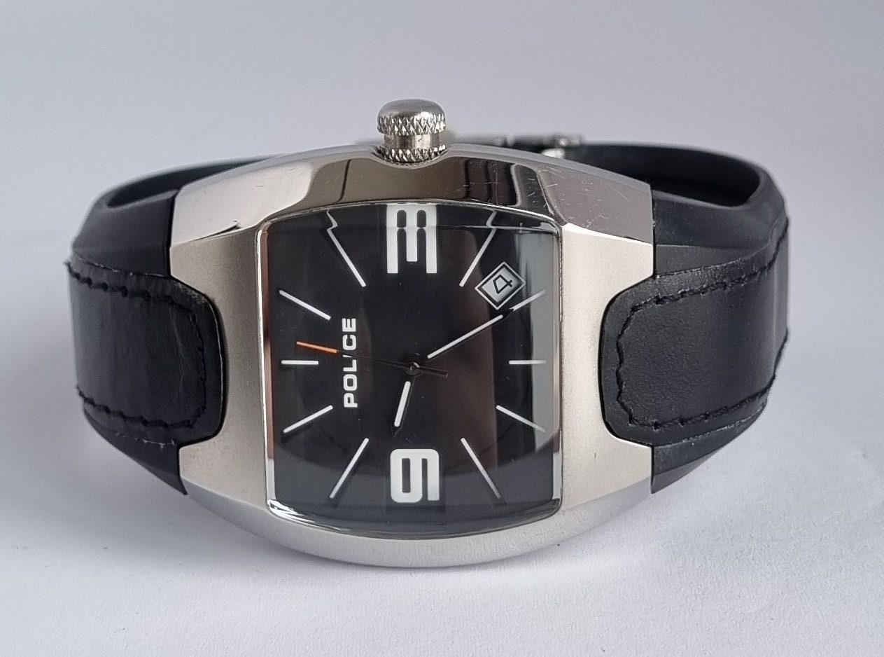 Genuine Italian POLICE 10488M Black Dial Men