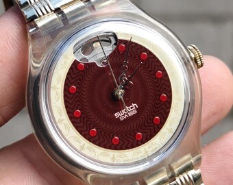 Vintage 1994 Swiss SWATCH Magic Tool SAK120 Automatic Men's Watch