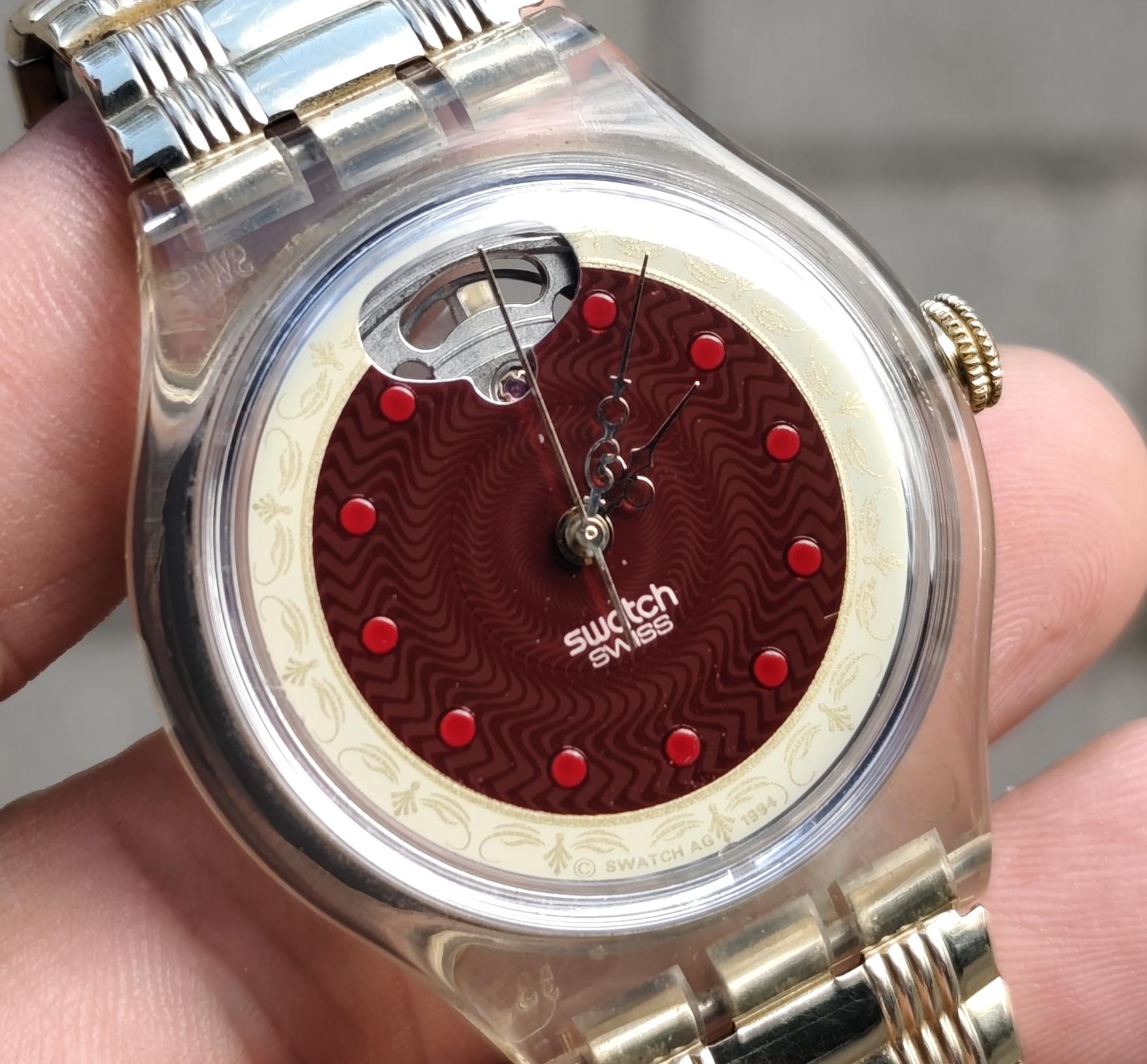 Vintage 1994 Swiss SWATCH Magic Tool SAK120 Automatic Men's Watch