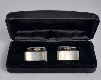 Vintage 1960's Norwegian David Andersen Silver 925s Cufflinks w Box