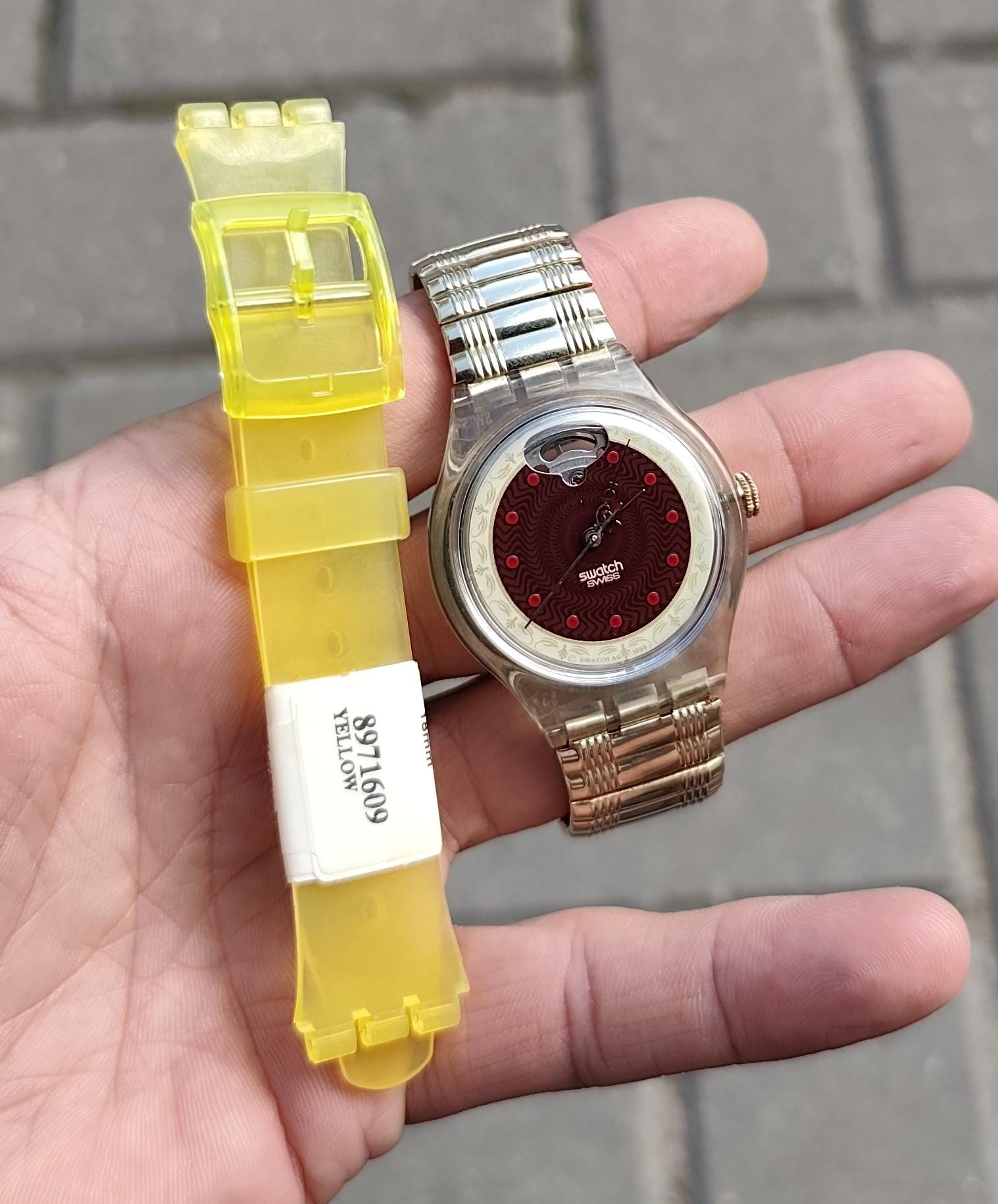 Vintage 1994 Swiss SWATCH Magic Tool SAK120 Automatic Men's Watch