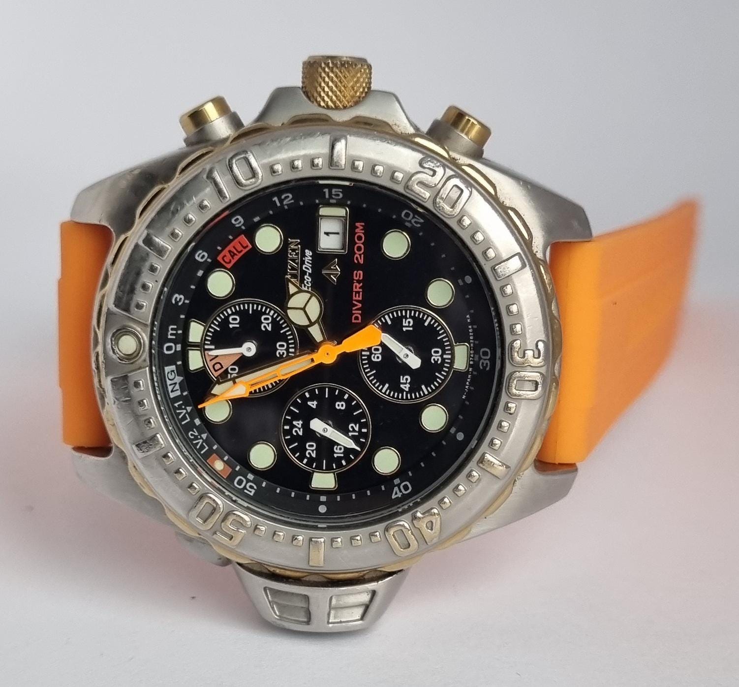 Vintage 1998 CITIZEN Promaster Eco-drive Aqualand B740-H16986