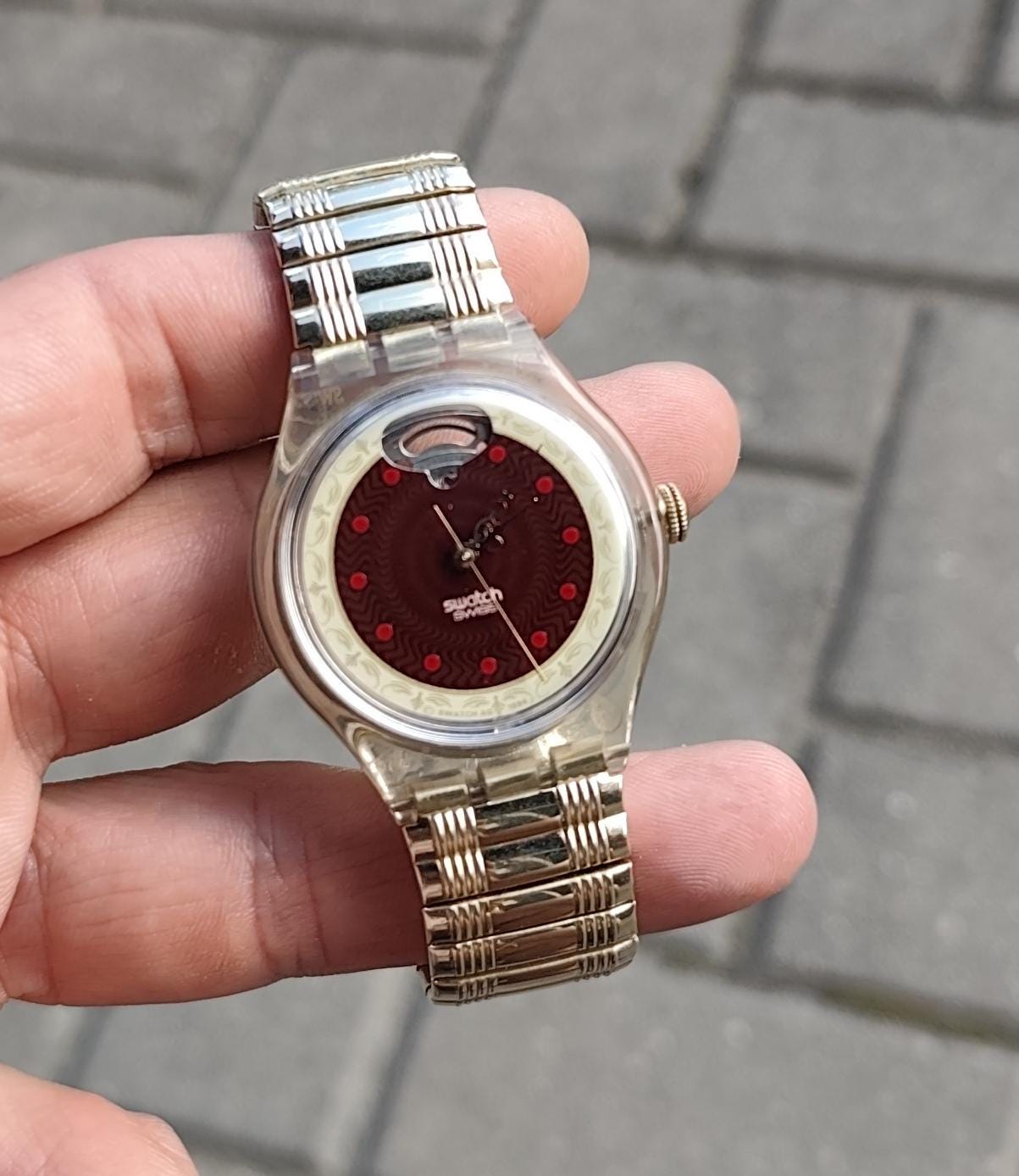 Vintage 1994 Swiss SWATCH Magic Tool SAK120 Automatic Men's Watch