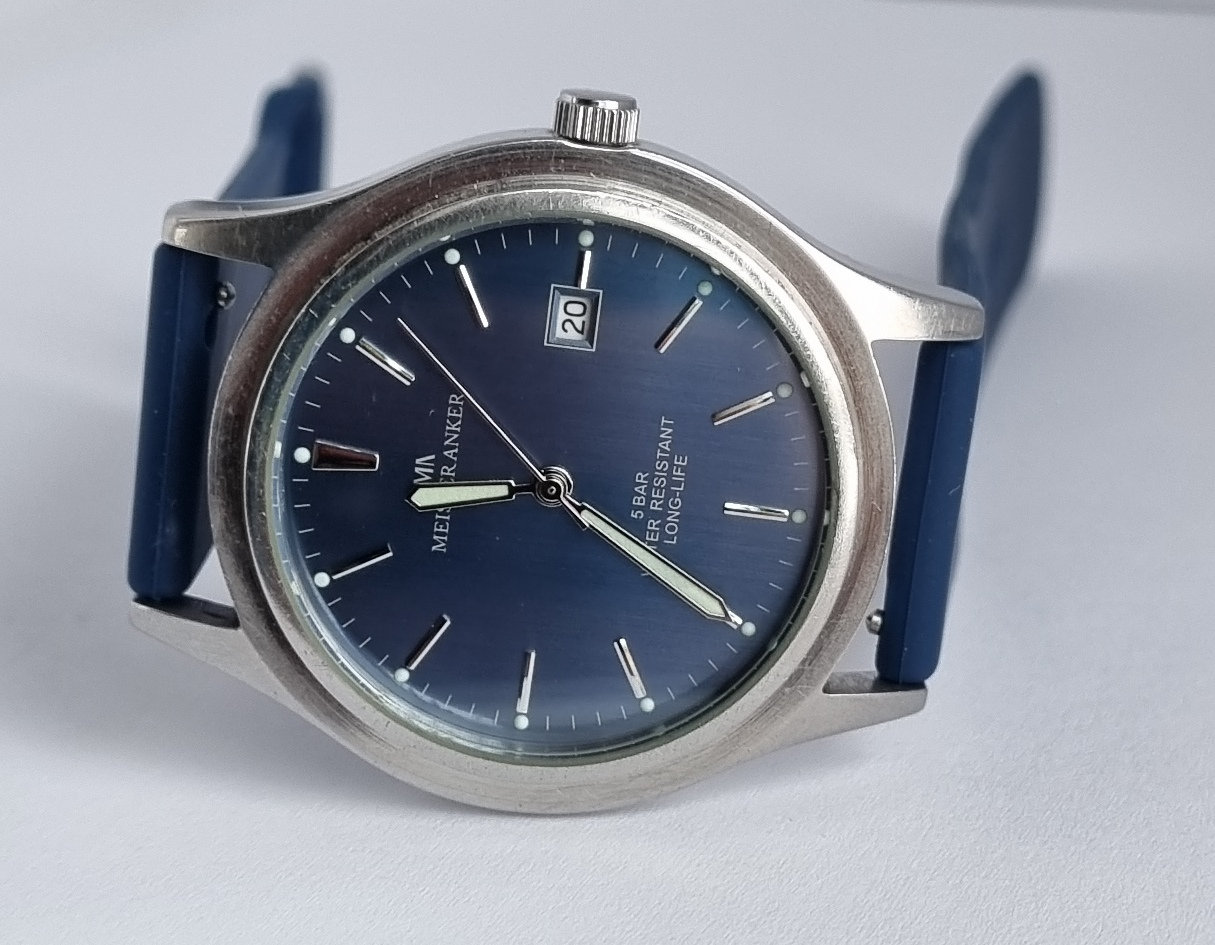 yx19◇◇BLUE ANKER ダイバーズ OH済 Ruhla Caliber 手巻き レア