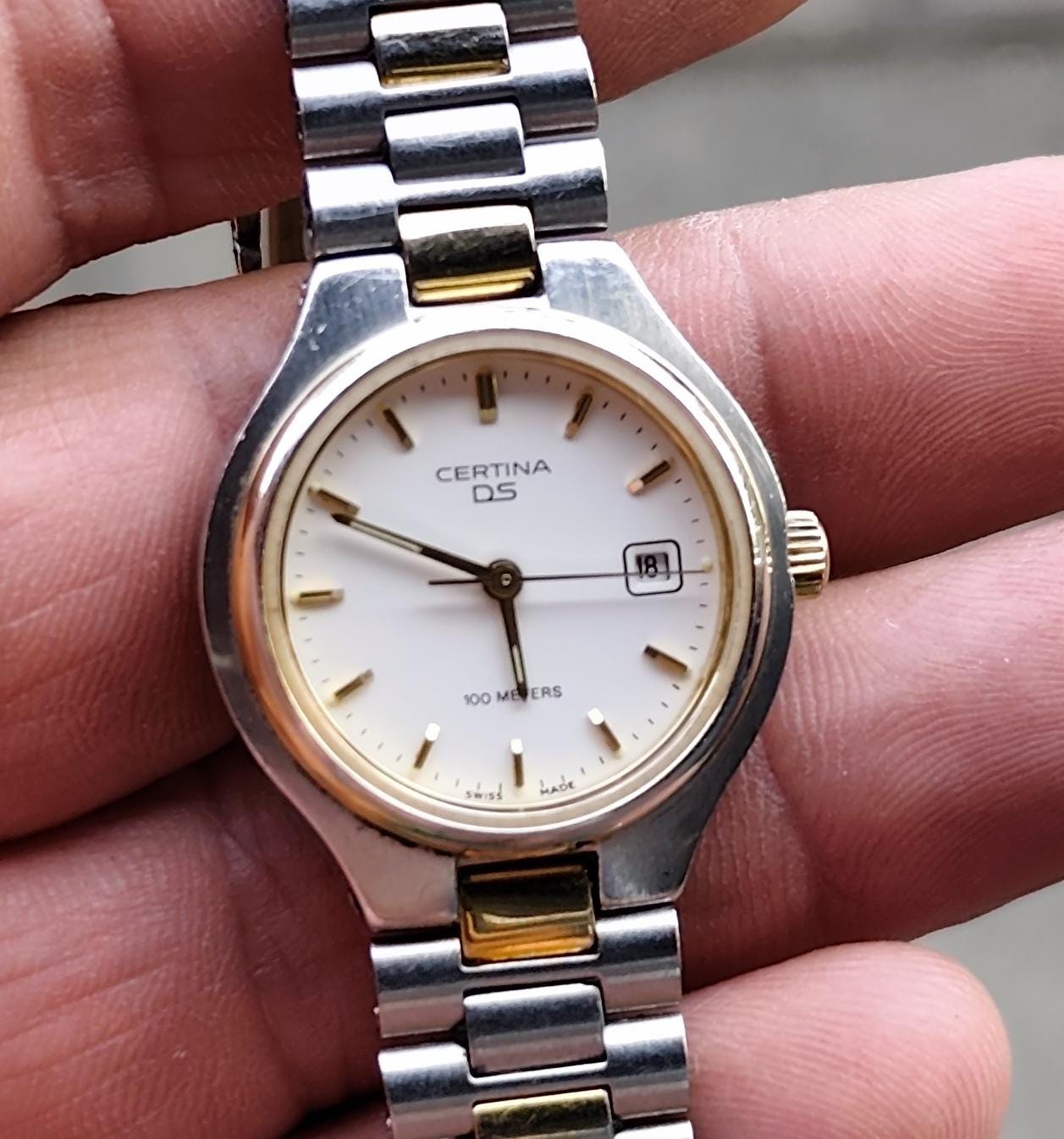 VINTAGE TURLER SWISS MADE WOMEN’S WATCH 30mm SAPPHIRE 100 M STAINLESS STEEL Turler Wristwatches for sale - eBay main image 3