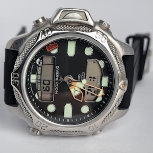 Vintage 1997 CITIZEN C500-E80338 Promaster Aqualand 200m Dive