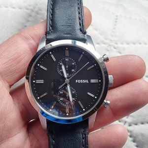 Bellissimo orologio cronografo al quarzo da uomo FOSSIL Townsman