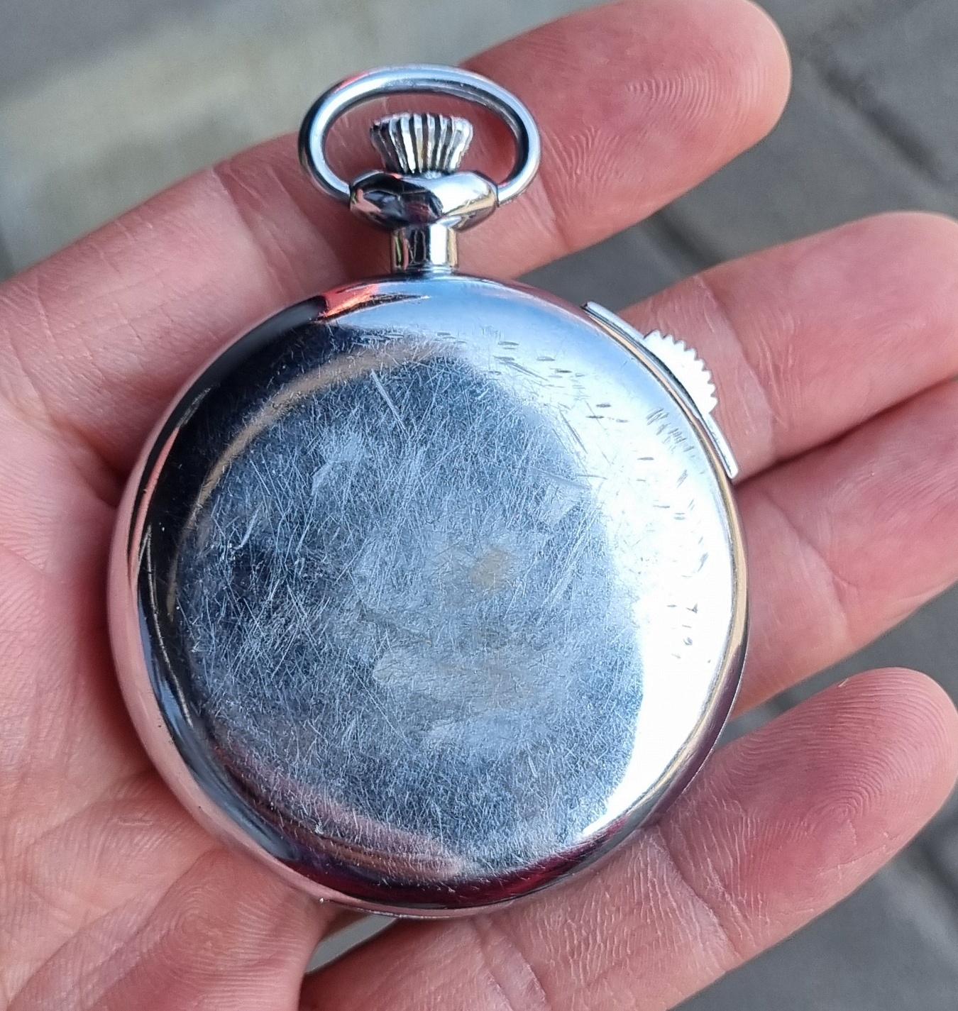 Vintage 1970 Swiss ARISTO C. Baumann Mechanical Stopwatch W Stand 