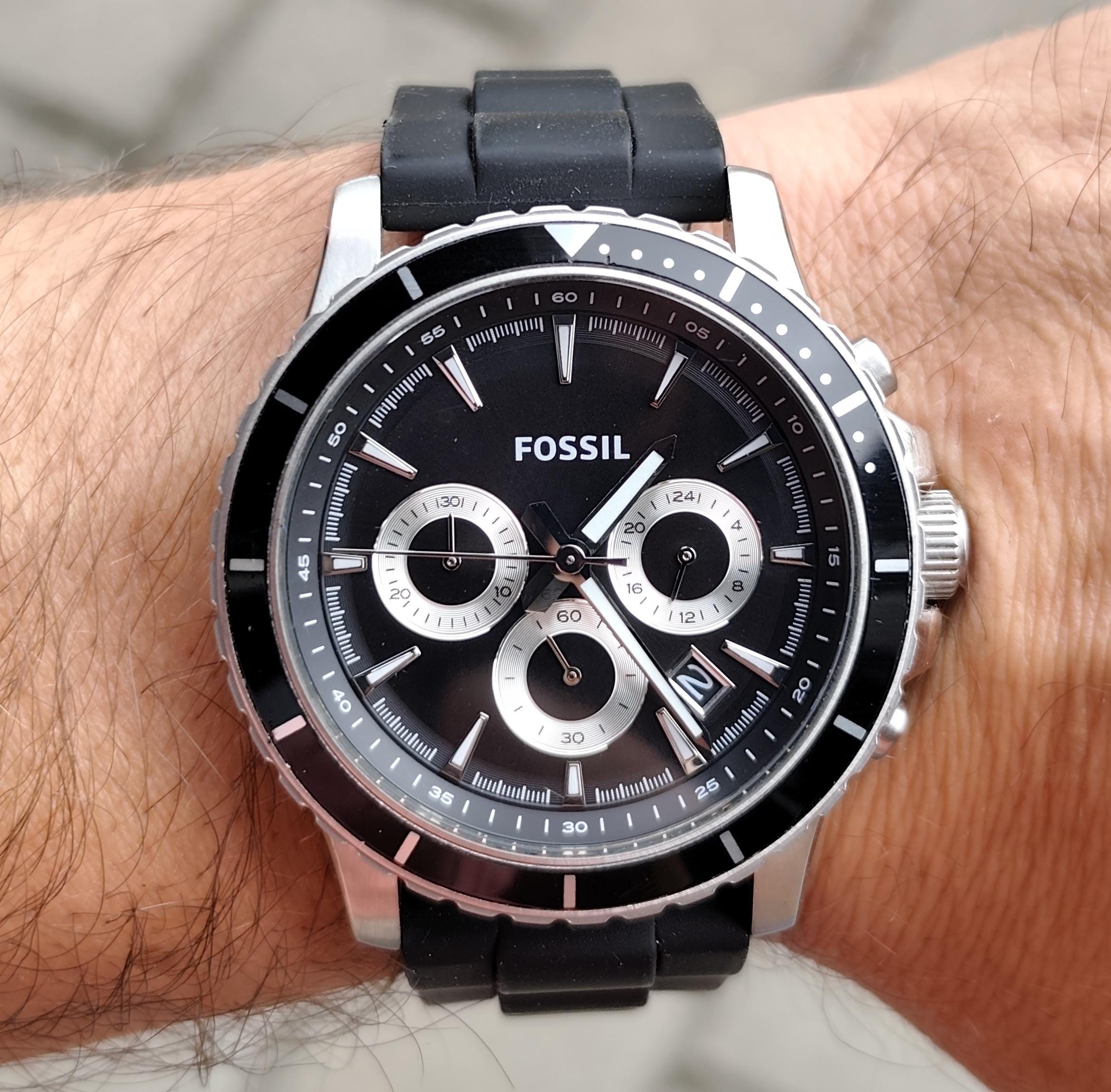 Genuine 2016 FOSSIL Briggs CH2925 Black Dial Men's Quartz