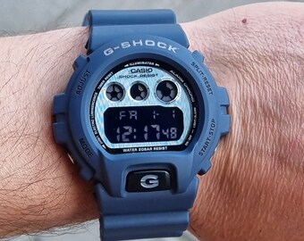 Echte 2012 CASIO G-Shock Blue DW-6900HM-2 (3230) Herren-Quarzuhr