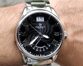 Montre Chronographe Vintage Sector EXP 202 - Cadran 5215332006 - Neuf Sans étiquette, Pièce NOS