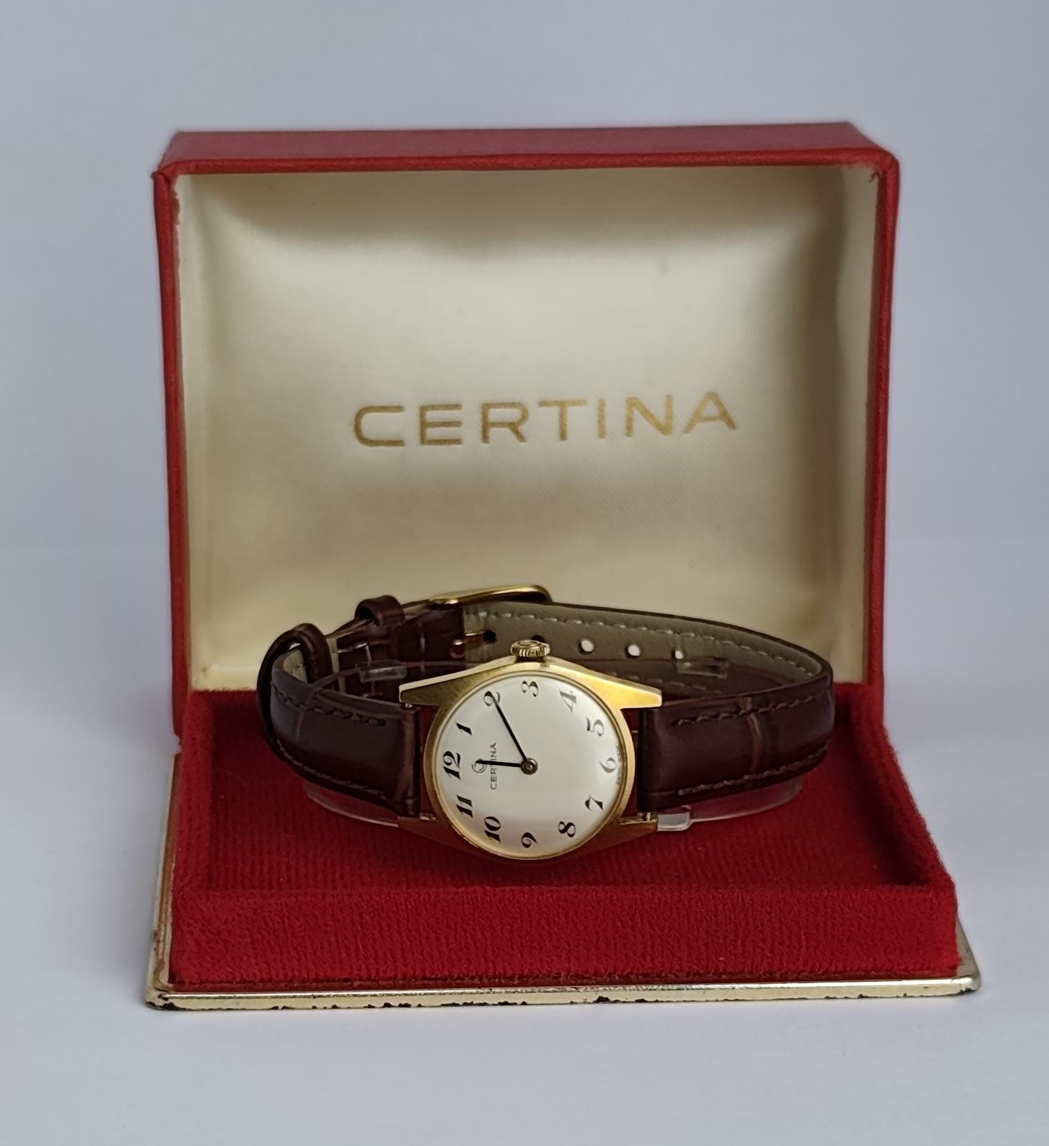 Vintage 1965 Swiss CERTINA Gold Plated Classic Mechanical Women's