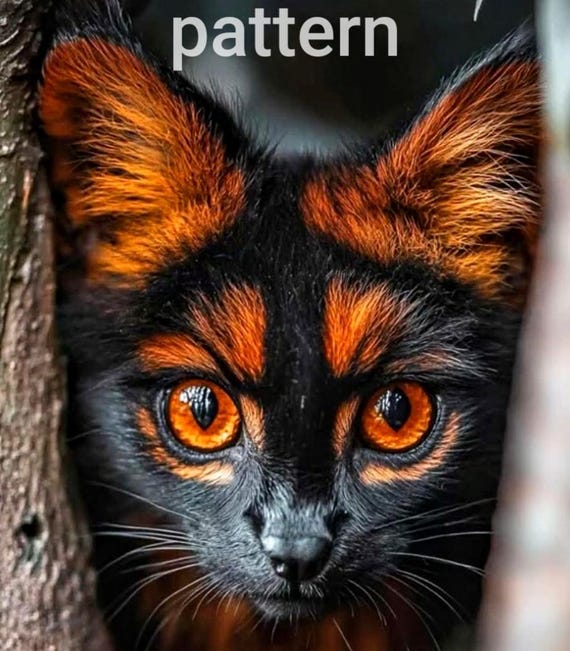 Tortoise Shell Cat Pattern, Tortie Pattern, Pattern Keeper