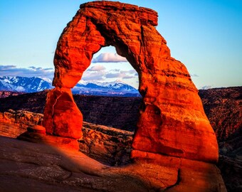 Fijne boogkruissteek, bogen NP, getelde kruissteek, patroonhouder, Utah-patroon, nationaal park