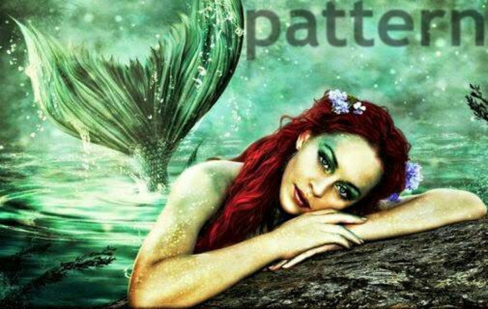 Mermaid Cross Stitch Pattern Cross Stitch Pattern Mermaid - Etsy