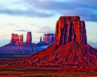 Monument valley cross stitch, counted cross stitch, desert cross stitch, pattern keeper, landscape pattern