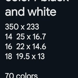 Op de afbeelding: Een zwart-wit afbeelding die de details van een kleurboek laat zien. Het boek is getiteld "M valley color / black and white". Het heeft 70 kleuren en 18 pagina's. De afmetingen zijn 350 x 233, 14 25 x 16.7, 16 22 x 14.6 en 18 19.5 x 13.