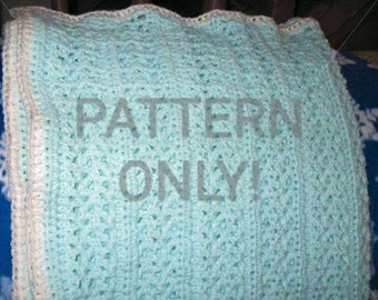 Vertical lattice afghan pattern, lacy afghan Pattern, afghan pattern, crochet throw pattern, baby blanket Pattern, crochet pattern