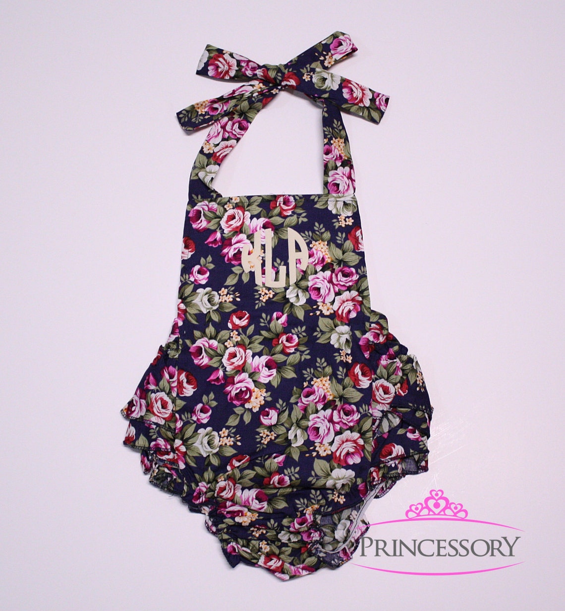 Baby Girl Romper Baby Romper Monogram Bubble Romper Baby Etsy