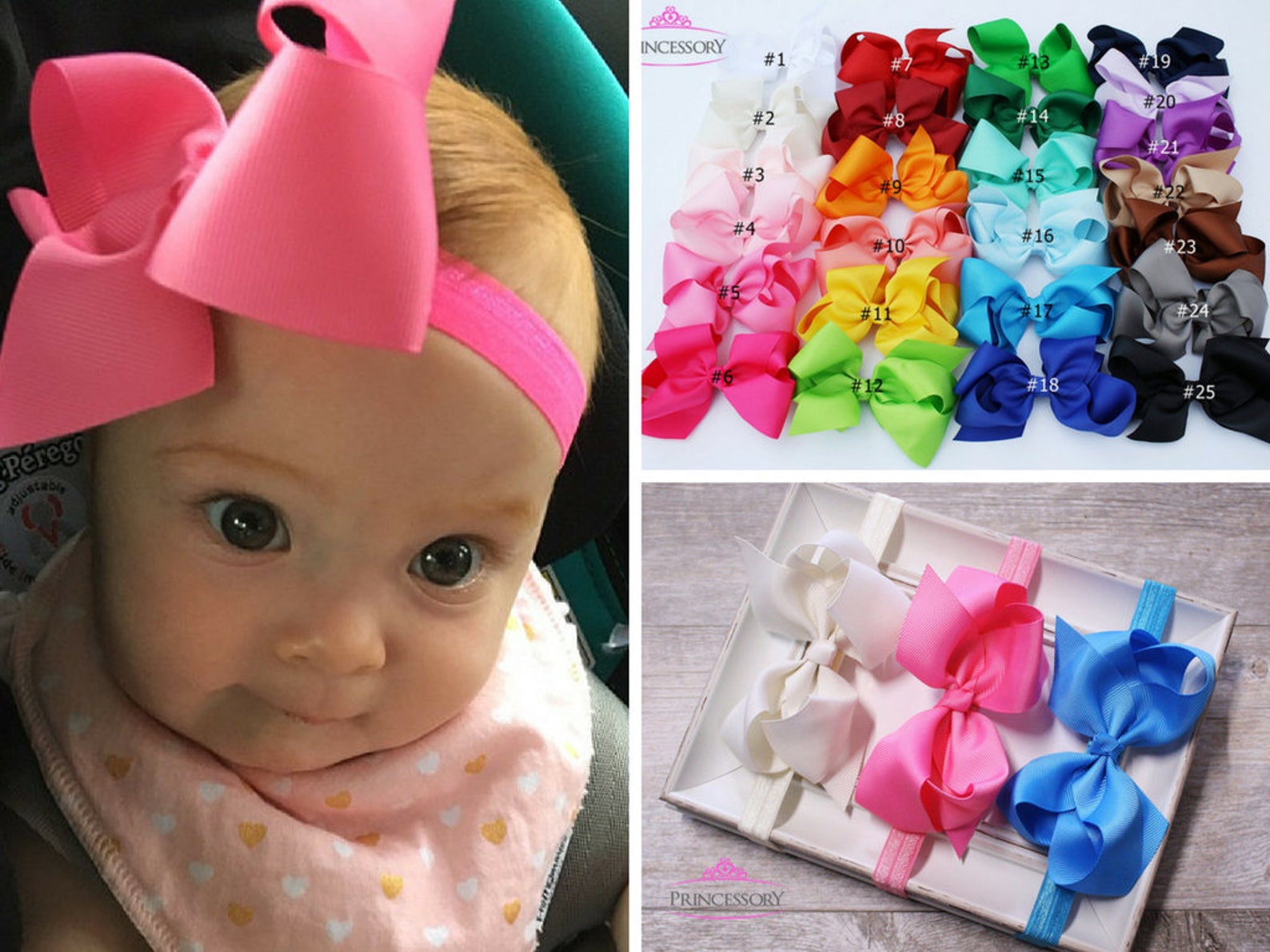 Newborn Headband Infant Headband Baby Headband Bows Baby Girl Etsy