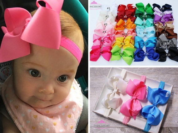 etsy baby bows