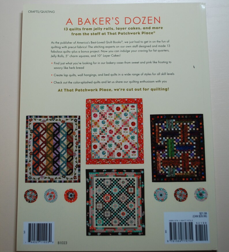 A Baker's Dozen Quilt Pattern Book From That Patchwork Etsy