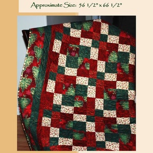 All Fours Quilt Pattern Throw Size