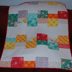 FREE SHIPPING!  In the Clouds Baby Girl or Toddler Girl Quilt