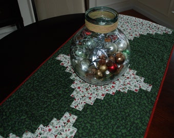 FREE SHIPPING!  Winter Table Runner, Extra-Long Christmas Runner, Holiday Table Decor