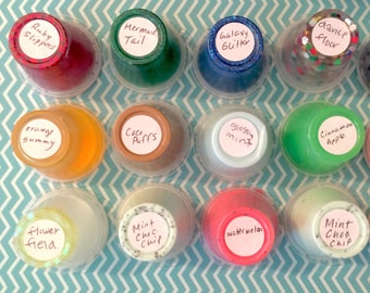 Slime mystery grab bag/ 4 mini slimes/ slime surprise mystery pack/ mystery minis/ Could be butter, clear, floam, confetti, cream cheese/