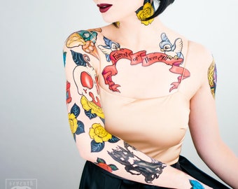 Snow White Tattoo Cosplay Set Design Template Digital Download