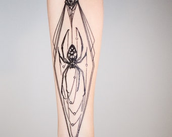 Lydia Deetz Beetlejuice Temporary Tattoo | Etsy