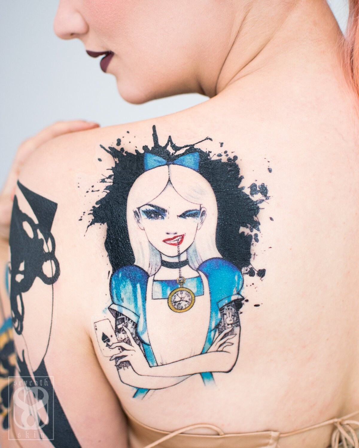 Alice Got Inked Temporary Tattoo by Leilani Joy