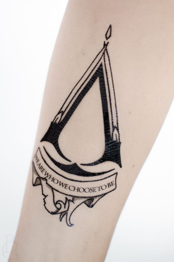 We Are Who We Choose To Be Temporary Tattoo | Etsy