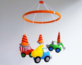 baby boy mobile, baby shower gift, crib mobile, boy mobile, nursery mobile, felt mobile, new baby gift, hanging mobile