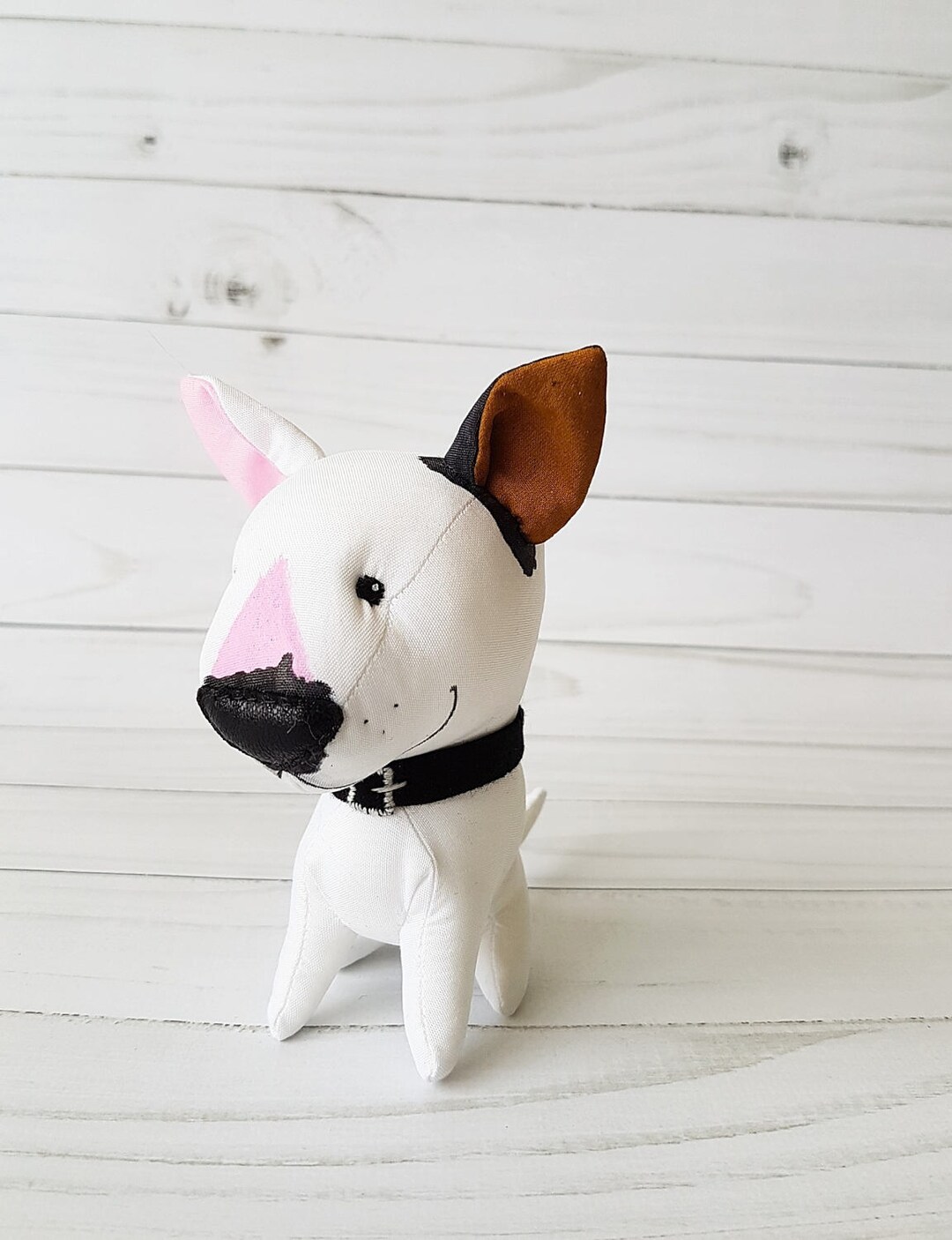 English Bull Terrier Plush Dog Toy Stuffed Animal Puppy Dog Plush Animal Toy Pitbull Birthday Gift Him Custom Stuffed Dog Etsy Canada